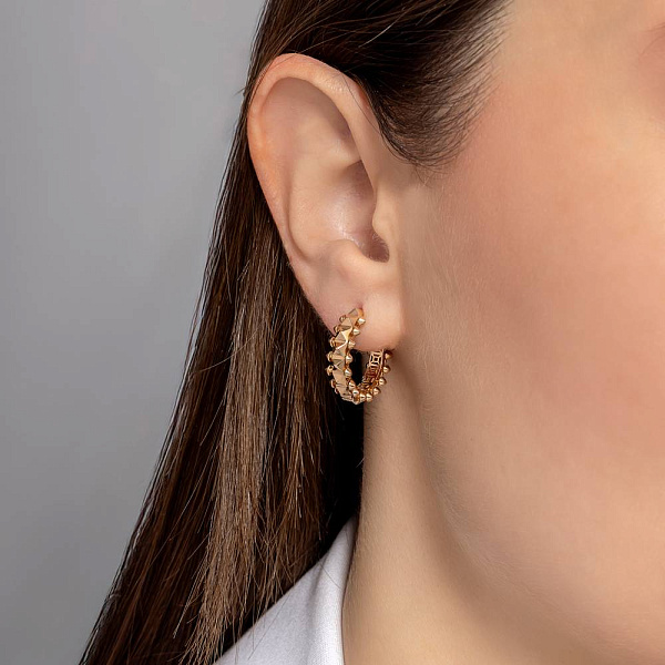 Сережки з червоного золота (арт. 1091824/20) – зображення 2