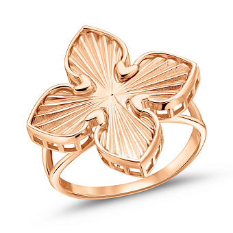 Массивное кольцо из красного золота (арт. 156528/20)