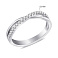 Серебряное кольцо с дорожкой из фианитов (арт. 7501/8003) – изображение 2