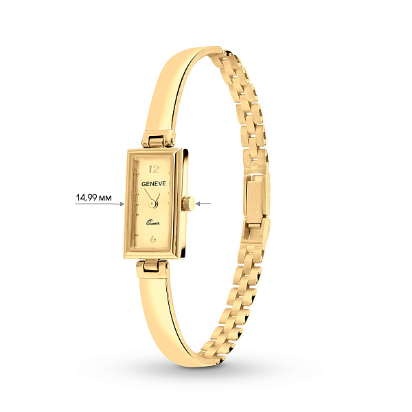 Кварцевые женские часы из желтого золота (арт. 260101ж) – изображение 5