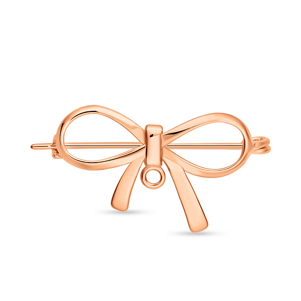Золота брошка Бантики (арт. 270266) – зображення 1