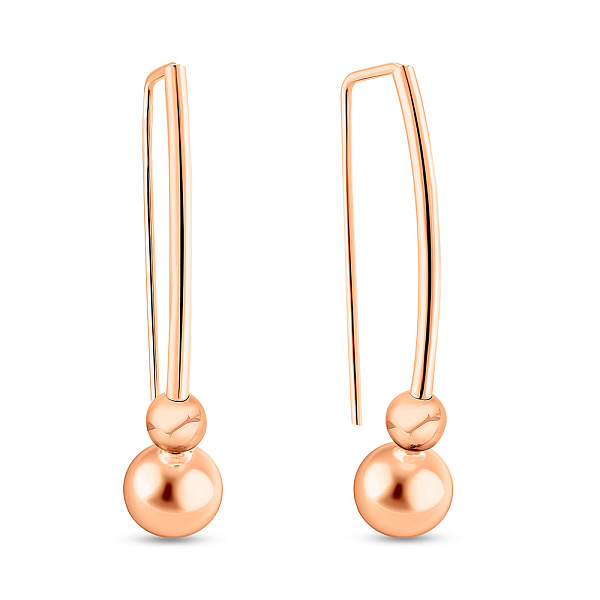 Золоті сережки Куля (арт. 100965/2) – зображення 1