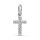 Хрестик з білого золота з діамантами (арт. 3102088202) – зображення 1