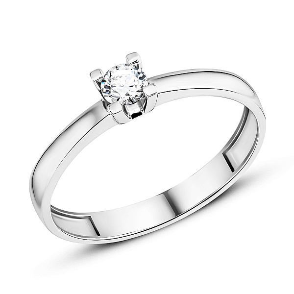 Золота каблучка з діамантом (арт. К01111404126б) – зображення 1