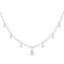 Серебряное колье с подвесками с фианитами (арт. 7507/2490)