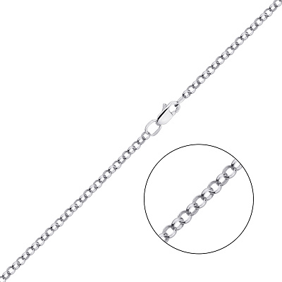 Цепь серебряная Шопард плетение (арт. 7508/3-0365.60.2)
