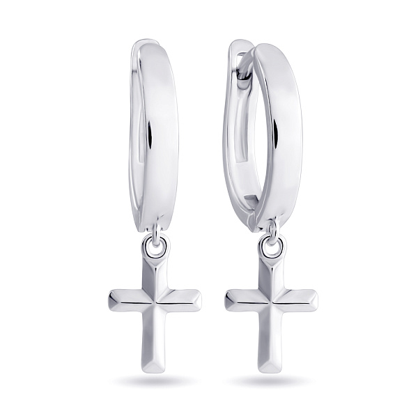 Серьги из серебра с подвесками (арт. 7502/4931) – изображение 1