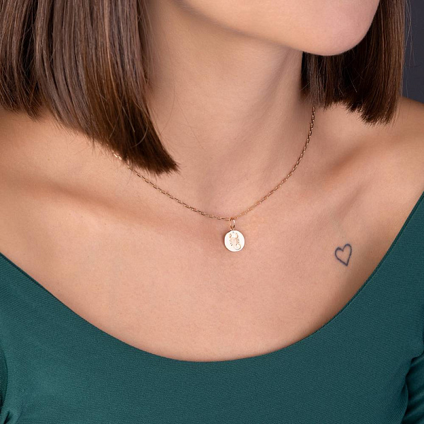 Золотий підвіс Скорпіон (арт. 424739ск) – зображення 2