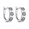 Серьги из серебра с фианитами (арт. 7502/9389) – изображение 1