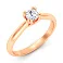 Помолвочное золотое кольцо с бриллиантом (арт. К01116505026) – изображение 1