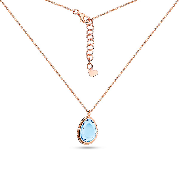 Золоте кольє з кварцом (арт. 351937Пкг) – зображення 2