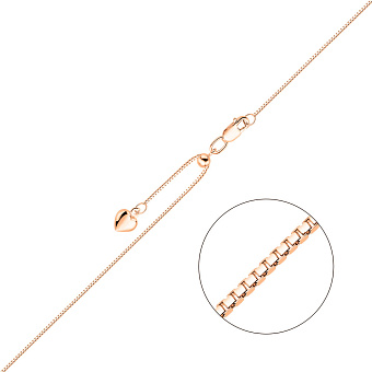 Цепочка из красного золота плетения Венецианское (арт. ц304603з)