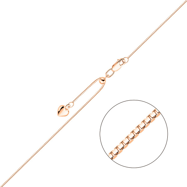 Цепочка из красного золота плетения Венецианское (арт. ц304603з) – изображение 1