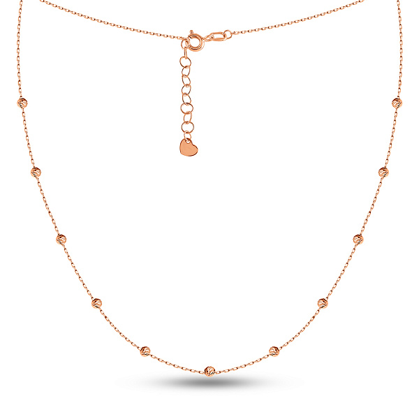 Золоте кольє з кульками (арт. 360178) – зображення 2