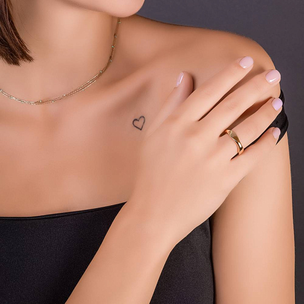 Кольцо Francelli из желтого золота (арт. 140973ж) – изображение 3