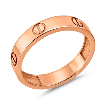 Золотое кольцо без камней (арт. 140716)