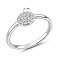 Серебряное кольцо с фианитами (арт. 7501/5089/6) – изображение 2