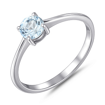 Серебряное кольцо з топазом (арт. 7501/2179474Пг)