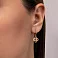 Серьги из красного золота (арт. 111275а) – изображение 3