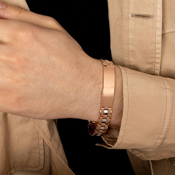 Браслет з червоного і білого золота (арт. 3261200кб) – зображення 2