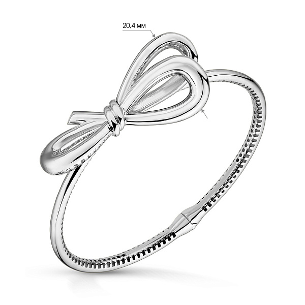 Жорсткий золотий браслет Francelli (арт. е3261336б) – зображення 2