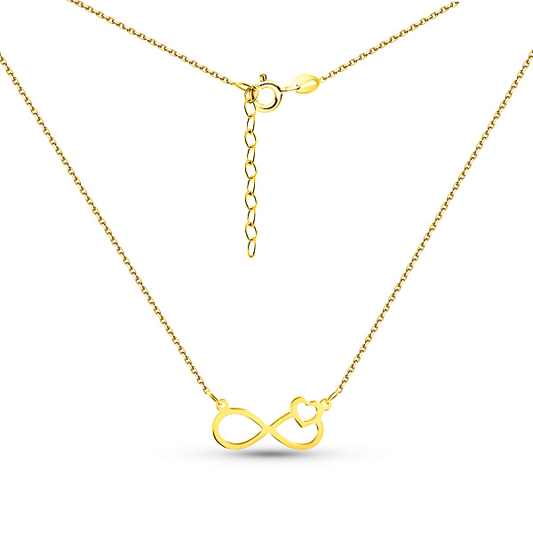 Золотое колье Бесконечность (арт. 352540ж) – изображение 2