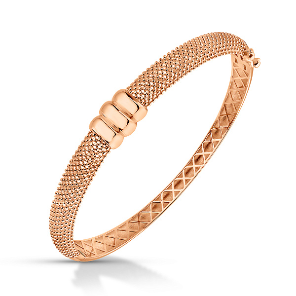 Жорсткий золотий браслет (арт. 3261164) – зображення 1