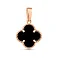 Золотой кулон с ониксом (арт. 441439/10о) – изображение 1