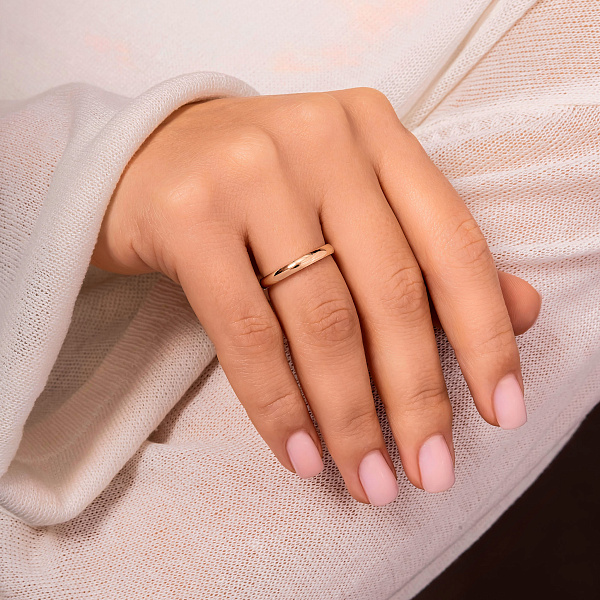 Обручка класична золота (арт. 239209) – зображення 6