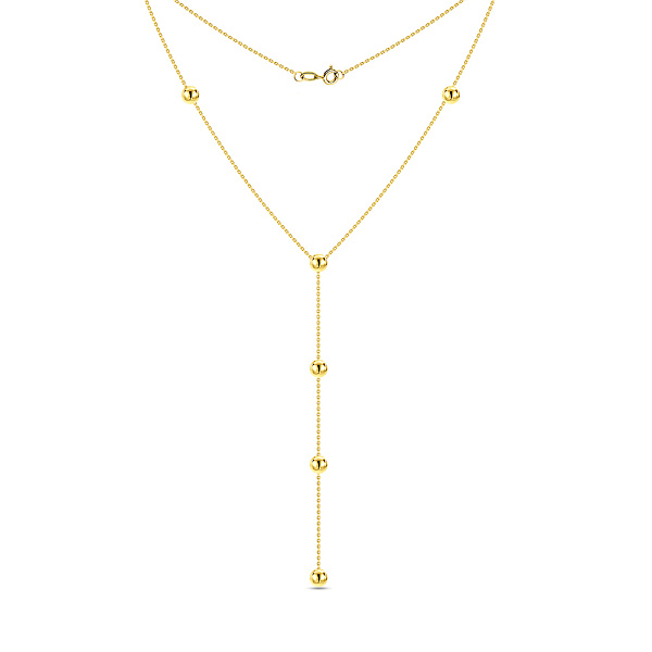 Колье-галстук из желтого золота (арт. 360276ж) – изображение 1