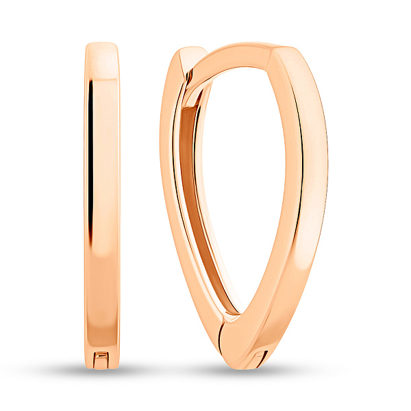 Сережки з червоного золота (арт. 1101219) – зображення 1