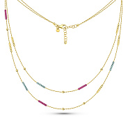 Золотое колье Francelli (арт. 352581жмлнг)