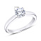 Серебряное кольцо с фианитом (арт. 7501/3765) – изображение 2