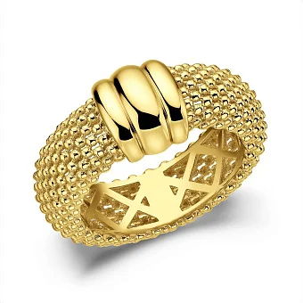 Каблучка з жовтого золота (арт. 156682ж)