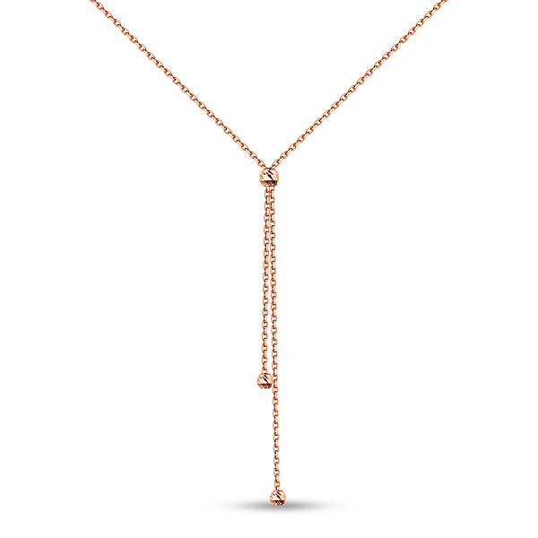 Кольє з червоного золота без каменів (арт. 360180) – зображення 1