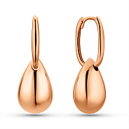 Сережки трансформери з червоного золота (арт. 1091945)