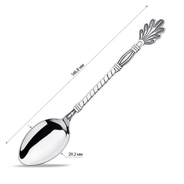 Чайная ложка из серебра (арт. 7922/8100283) – изображение 2
