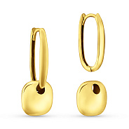 Сережки трансформери з жовтого золота (арт. 1091964ж)