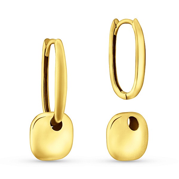 Сережки трансформери з жовтого золота (арт. 1091964ж) – зображення 1