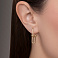 Серьги-подвески из желтого золота (арт. 111493ж) – изображение 2