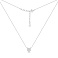 Серебряное колье с фианитами (арт. 7507/2503)