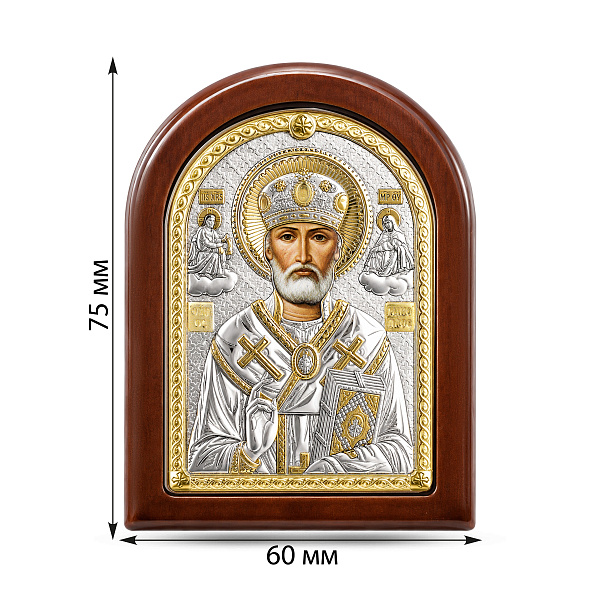 Икона Николай Чудотворец (арт. A-1/003G/K) – изображение 2