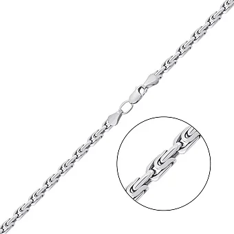 Срібний ланцюжок без каменів (арт. 03022443ч)