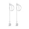 Сережки из серебра без камней Trendy Style (арт. 7518/5893) – изображение 1