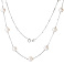Серебряное колье с жемчугом (арт. 7507/1051жб) – изображение 2