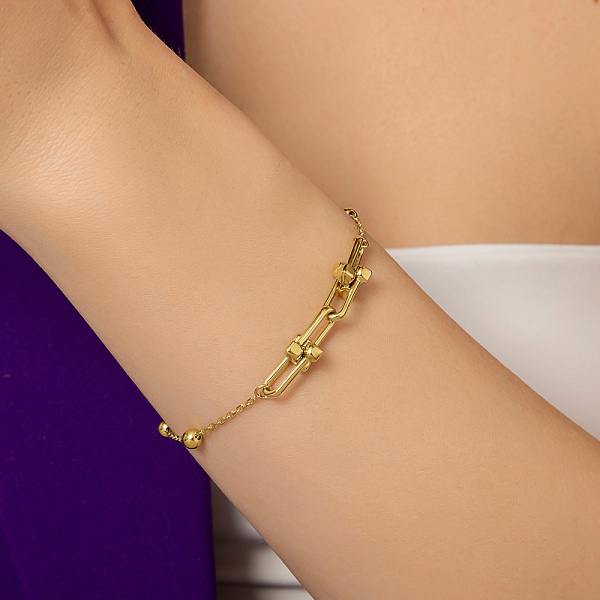 Браслет из желтого золота без камней (арт. 3261306ж) – изображение 2