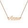 Кольє з червоного золота з іменем "Anna" (арт. 360116) – зображення 1