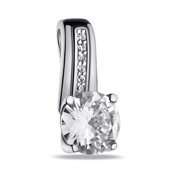 Серебряный кулон с фианитами (арт. 7503/4137) – изображение 1