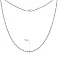 Тонкое серебряное колье без камней (арт. 7507/129а) – изображение 3