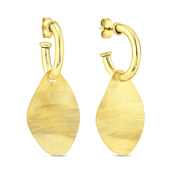 Золотые серьги-подвески Francelli (арт. 1092045ж) – изображение 1